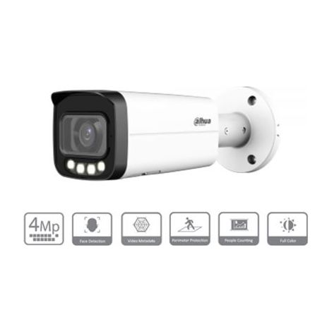 DAHUA - Bullet full color ottica fissa 2.8mm 4 mpx - IPC-HFW5449T-ASE-LED