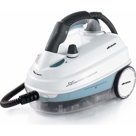 Ariete 4146 xvapor deluxe - pulitore a vapore mobile, 5 bar, vano portaccessori integrato, autonomia fino a 55', cavo 6 m, 1500w, bianco - ARI4146