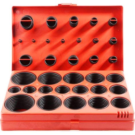 - Joints toriques universels en Caoutchouc pour valves Voitures, 419 pièces 32 Tailles Assortiment de joint torique,Ø 3-50 mm,Pompes et équipements électriques coffret de joints toriques (1/5)