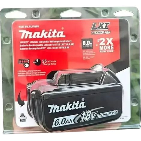 Batería recargable, compatible con herramientas eléctricas, múltiples funciones de protección, 1 unidad de 6,0 Ah, 18 V-g (1/2)