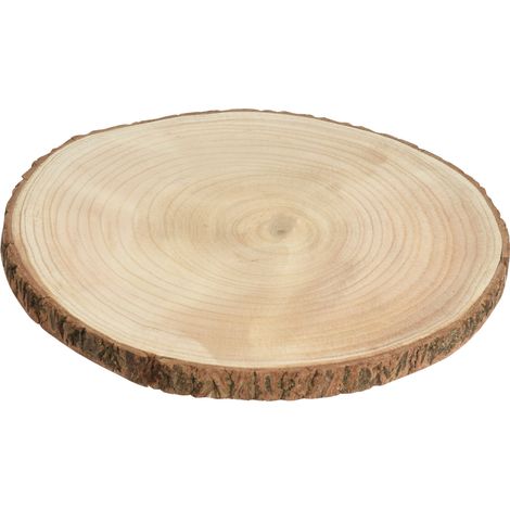 Base in legno, fetta di legno, 20 cm