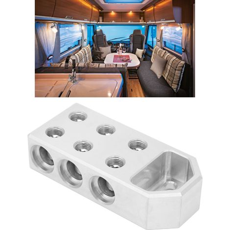 Die 6-Loch-Batterieklemmen zur Aufrüstung von Auto-Audiosystemen eignen sich für Autos, Boote, Yachten und Wohnmobile. (1/5)