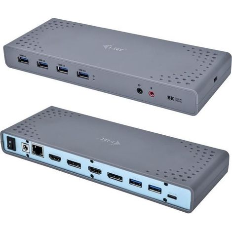 i-tec USB 3.0 / USB-C / Thunderbolt 3 Dual Display Docking Station (1/4)