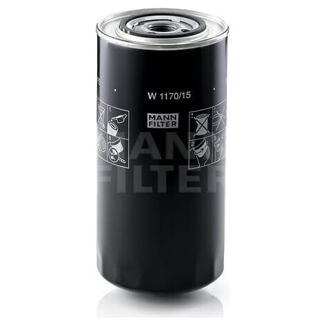 Filtre à huile type vissé Mann Filter W1170/15