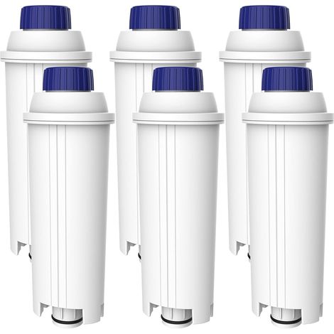AQUA CREST Filtre à Eau pour Machine à Café, Remplacement pour De'Longhi® DLSC002, SER3017 & 5513292811 - Incluant les Versions de la Série ECAM, Esam, ETAM (6) (1/5)