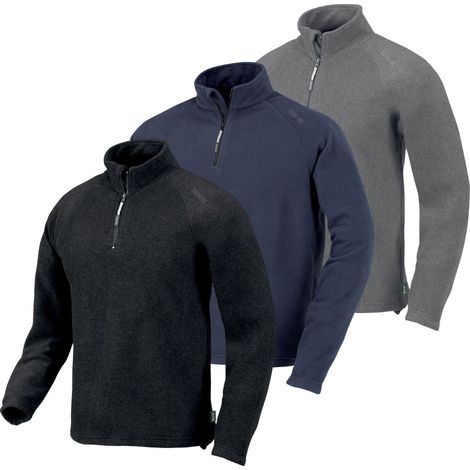 Pile a Mezza Zip ISSA Monviso Grigio L