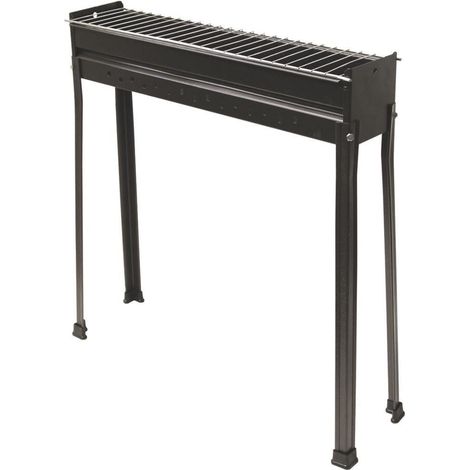 Grillkocher BBQ für Fleisch- und Fischspieße -60 cm (1/3)