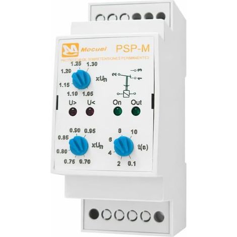 WEBMATEL Protector Sobretensiones Permanente Ajustable Temporizador Monofásico 230V (1/5)