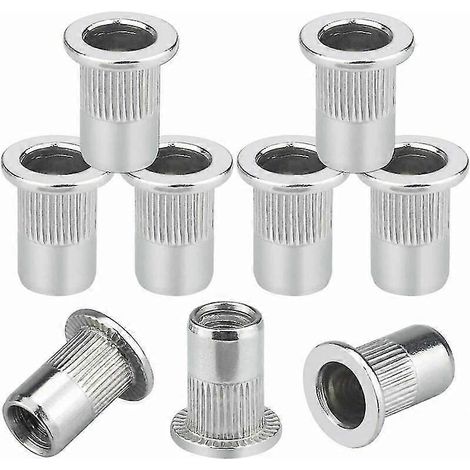 Assortiment de 50 écrous à sertir Healwe M6 en acier inoxydable 304 (1/5)