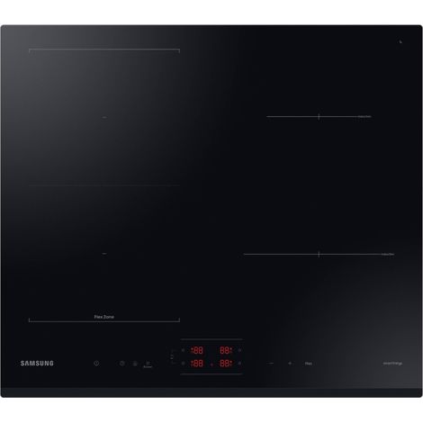 Placa de inducción 60cm 4 fuegos 7400w negra. - nz64b5045gk - samsung - (1/5)