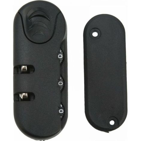 Suitcase security lock, luggage combination lock, 3-digit combination, high-security combination code, replacement travel luggage lock, suitable for suitcases