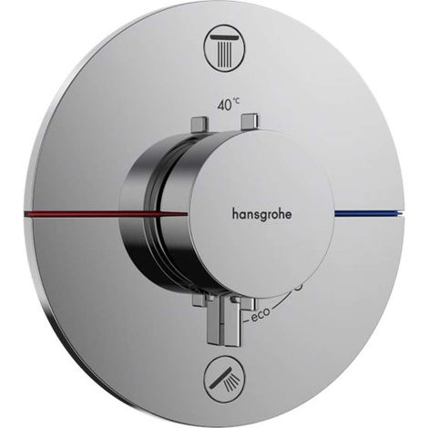 Termostato hansgrohe ShowerSelect Comfort S, empotrado, 2 (1/5)