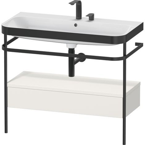 Duravit Happy D.2 Plus c-bonded Set avec console métallique et