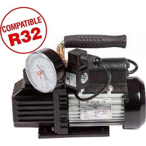 Bomba de vacío doble efecto 1/4CV compatible con R32