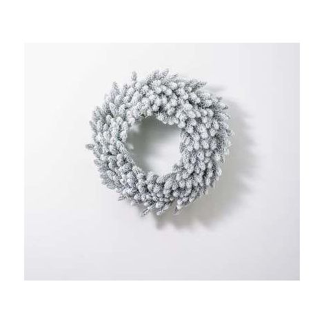 ARPIMEX Coroncina Natale Pino Innevato D 120 Cm Bianco