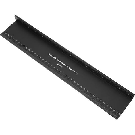 Règle de traçage aluminium multifonctionnelle pour menuiserie, outil de mesure de précision, règle de protection robuste HT202054 (1/5)