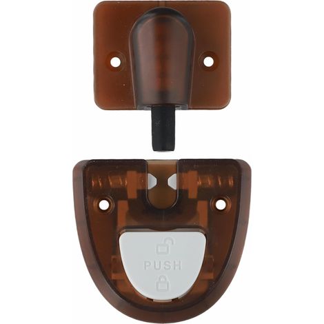 Butée de porte coupe-vent à ventouse facile à installer, efficace pour réduire le bruit des portes qui claquent la fermeture (marron) (1/5)