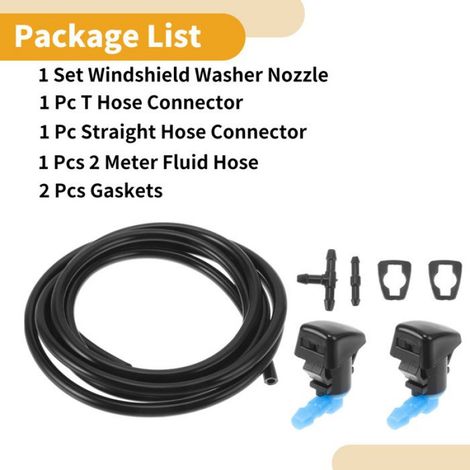Kit de buses de lave-glace pour Ford Edge 2011-2014 avec joints, connecteur de tuyau et tuyau de liquide, référence Bt4Z17603A (1/5)