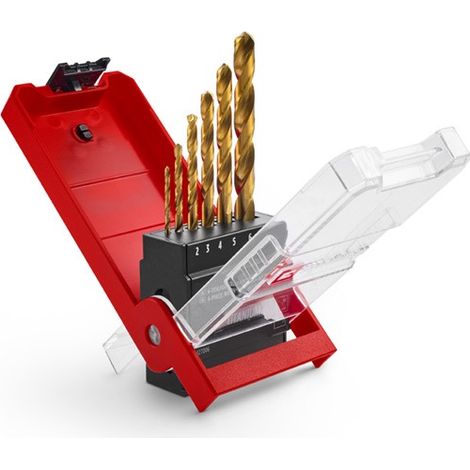 Juego de 6 brocas de titanio HSS-TiN para metal  EINHELL 49427006