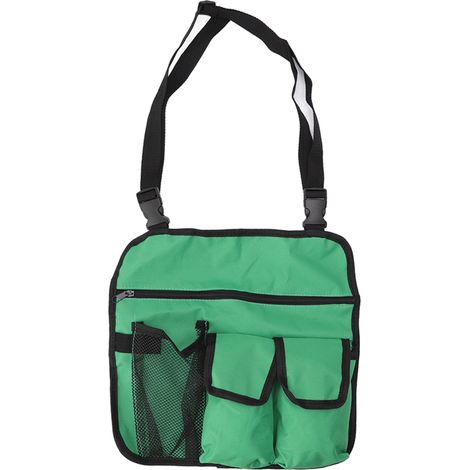 Sac de rangement latéral pour chaise de camping, toile Oxford imperméable, réglable et portable, vert, pour plage et extérieur (1/5)