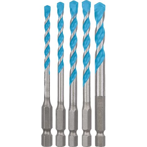 5x Coffrets de forets Expert HEX-9 MultiConstruction (pour Béton, Ø 4-8 mm, Accessoires Perceuse à percussion) (1/5)