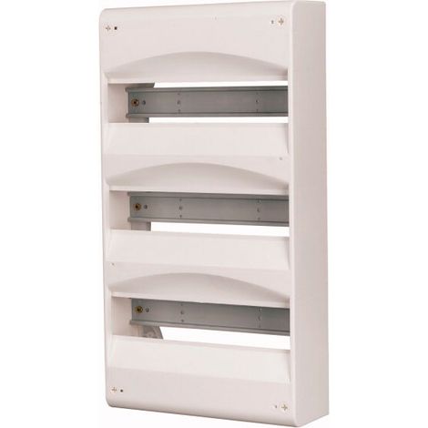EATON Coffret XCOMFORT BS-CS IP30 3 rangées - 39 modules, coffret électrique nu pour installation sécurisée et modulable (1/3)