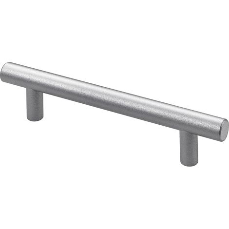 Hettich Möbelgriff Stahl Aluminium Optik 12,0 x 137,0 x 32,0 mm - 1 Stück Möbelgriff (1/2)