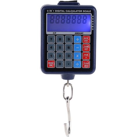 Mini balance numérique multifonctionnelle à suspendre pour bagages (50 kg/10 g) (1/5)