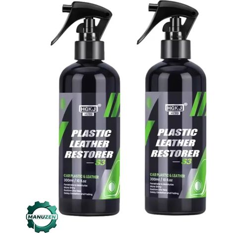 Manuzen - Rénovateur plastique et cuir voiture S3 – 300 ml — 2 × S3 – 300 ml (1/4)