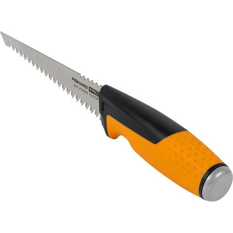 Fiskars Pro PowerTooth sierra de calar naranja y negra