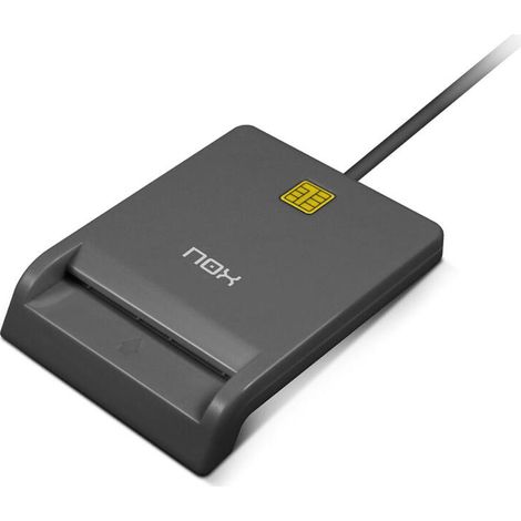 Lector de Tarjetas Nox NXLITECARDID Negro Conexión USB (1/2)