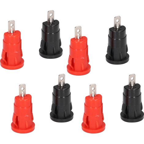 20 paires de fiches bananes, diamètre de 4 mm, excellentes performances, longue durée de vie, largement utilisées dans les accessoires de test électrique. (1/5)