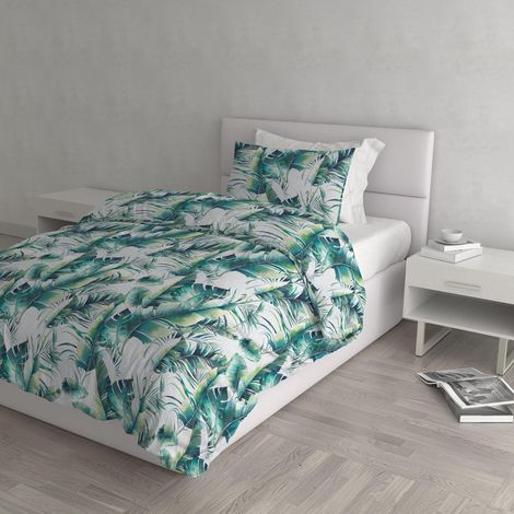Parure Housse de Couette imprimée, Microfibre, Maui, Simple (1/4)
