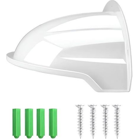 Housse protection caméra surveillance ABS blanche - - Solaire/pluie, pour bullet/dôme