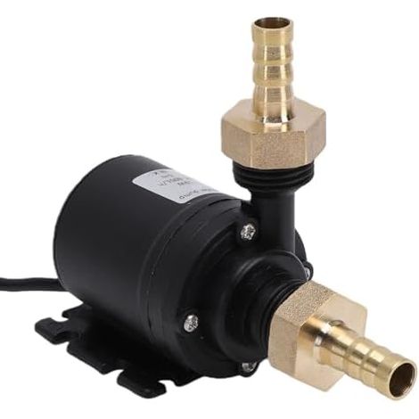 Pompe de Circulation, Moteur sans Balais, Débit de 800 L/H, Pompe à Eau Non Auto-amorçante de 16,4 Pieds pour Chauffe-eau Solaire et Camping-car (1/5)