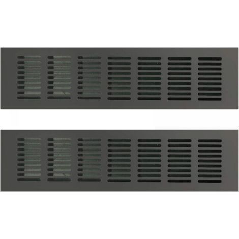 Rectangular ventilation grilles for ideal ventilation Rectangular ventilation grilles 80 x 400mm 2PCS (1/4)