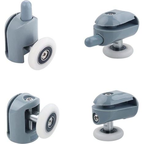 Roulette Porte Coulissante Douche 8Pièces Roulettes pour Porte de Douche 23mm Galets de Porte de Douche Roulettes Cabine de Douche (1/4)