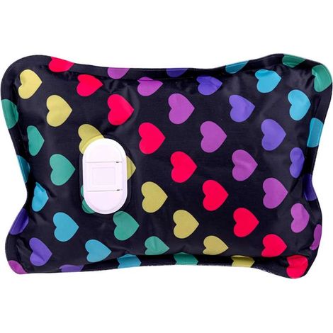 Borsa dell'Acqua Calda Elettrica con Cuori Colorati - 360W (1/5)