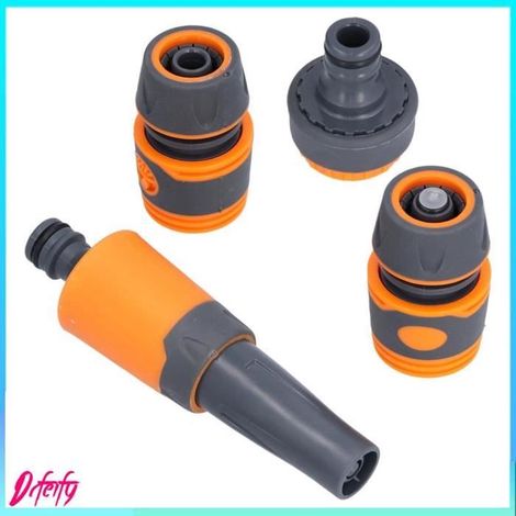 Drfeify Pistolet d\'arrosage pour tuyau de jardin en ABS - Réglable - Installation sans outil-Ywey (1/4)