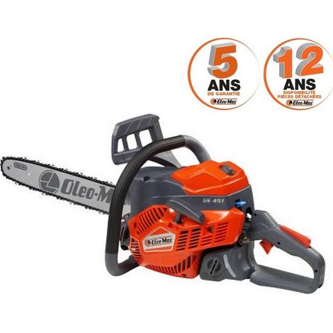 Tronçonneuse Oleo Mac GS451 - coupe 41 cm, moteur 42,9 cm3 (1/4)