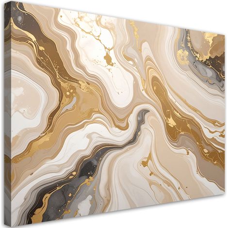 Wandbild Abstrakt marmor glamour beige 30x20 (1/5)