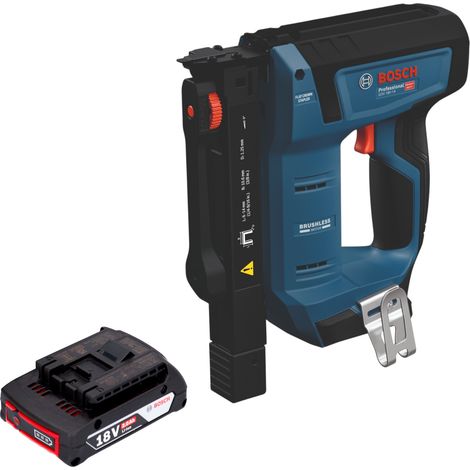Bosch GTH 18V-14 Chiodatrice a batteria per legno 18 V 10,6 x 6 - 14 mm Brushless + 1x batteria 2,0 Ah - senza caricabatterie (1/5)