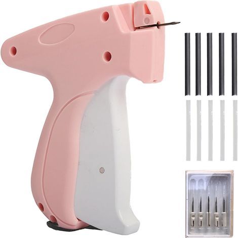 PISTOFIX The Original, PISTOFIX Fabrics, Instant Sewing Tool Without Thread or Needles, With 5 Needles - 1000 Plastic Needles (1/5)