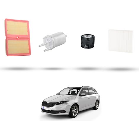 Kit tagliando 4 filtri compatibile con Skoda Fabia III (NJ3,NJ5) 1.0 TSI 70kw Dal 2017 (1/5)