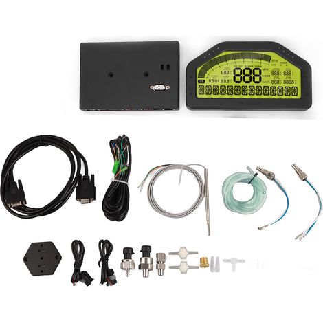Dash Racing Display Multifonction Universel pour Tous Les Véhicules 12V Automobiles Motos