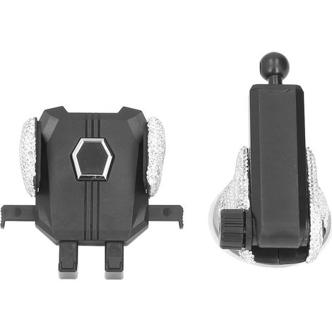 Support de téléphone voiture réglable, fixation tableau pare-brise et grille