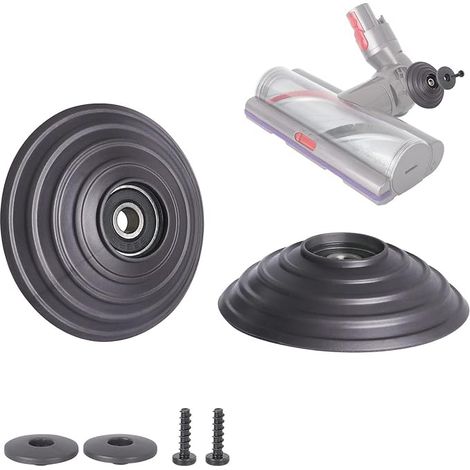 Roue à billes pour tête de nettoyage haute pression 100 W, compatible avec les aspirateurs Dyson V10, V11 et V15 (réf. 970100-05). Finition mate améliorée. (1/5)
