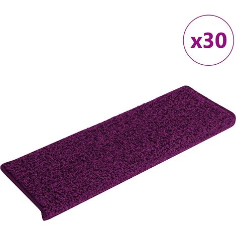Tapis d'escalier 30 pcs,Marches d'escalier 65 x 21 x 4 cm Rose Bord rectangulaire CFW538202 (1/5)