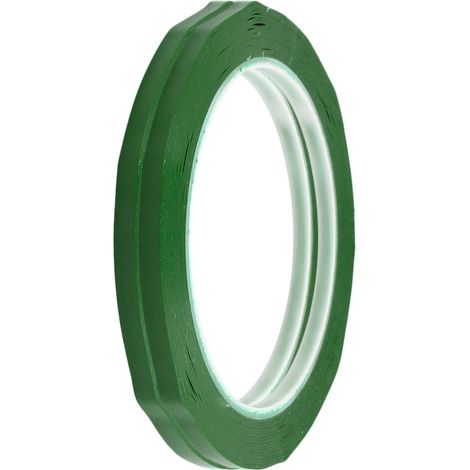 5mm x 66m Einseitiger Klebstoff Einfach zu kennzeichnendes Warnband Vert 2tlg (1/2)