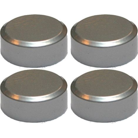 Fixations miroirs rondes aluminium